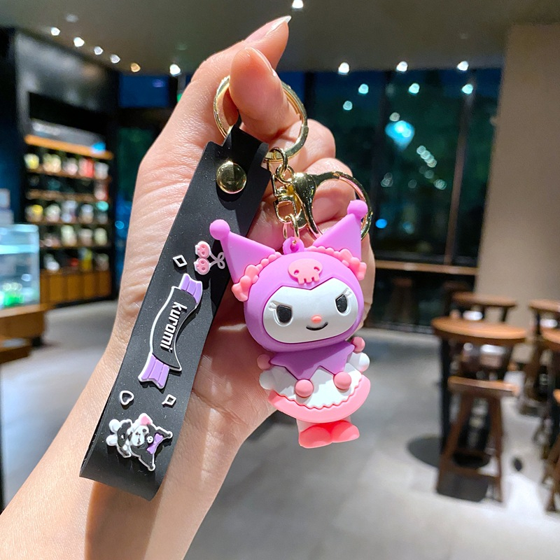 Móc Khoá Sanrio Kuromi - Móc Treo Chìa Khoá/Treo Balo Kuboshop