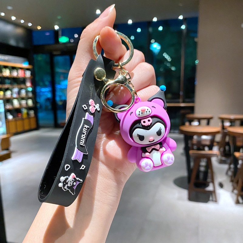 Móc Khoá Sanrio Kuromi - Móc Treo Chìa Khoá/Treo Balo Kuboshop