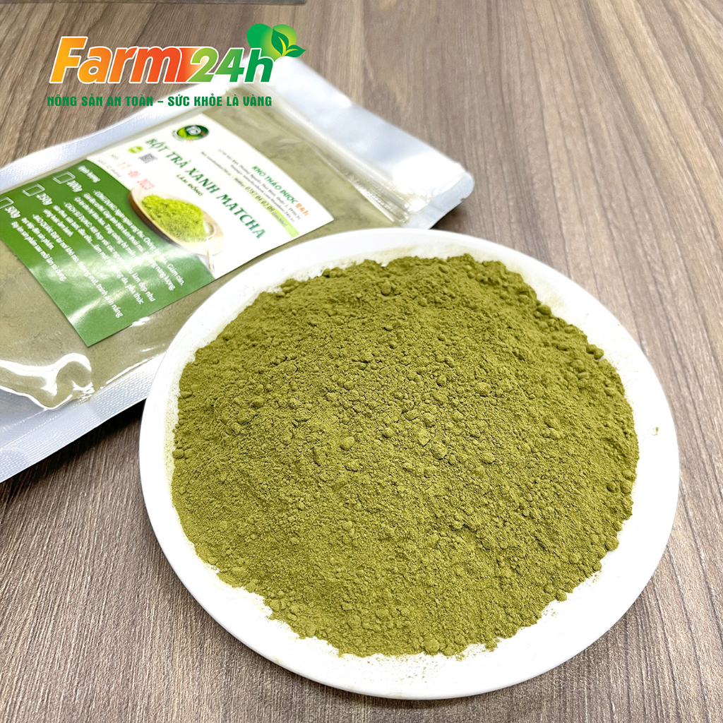 Bột trà xanh matcha nguyên chất đắp mặt làm đẹp da, pha chế đồ uống, làm bánh rất thơm ngon | Fam24h