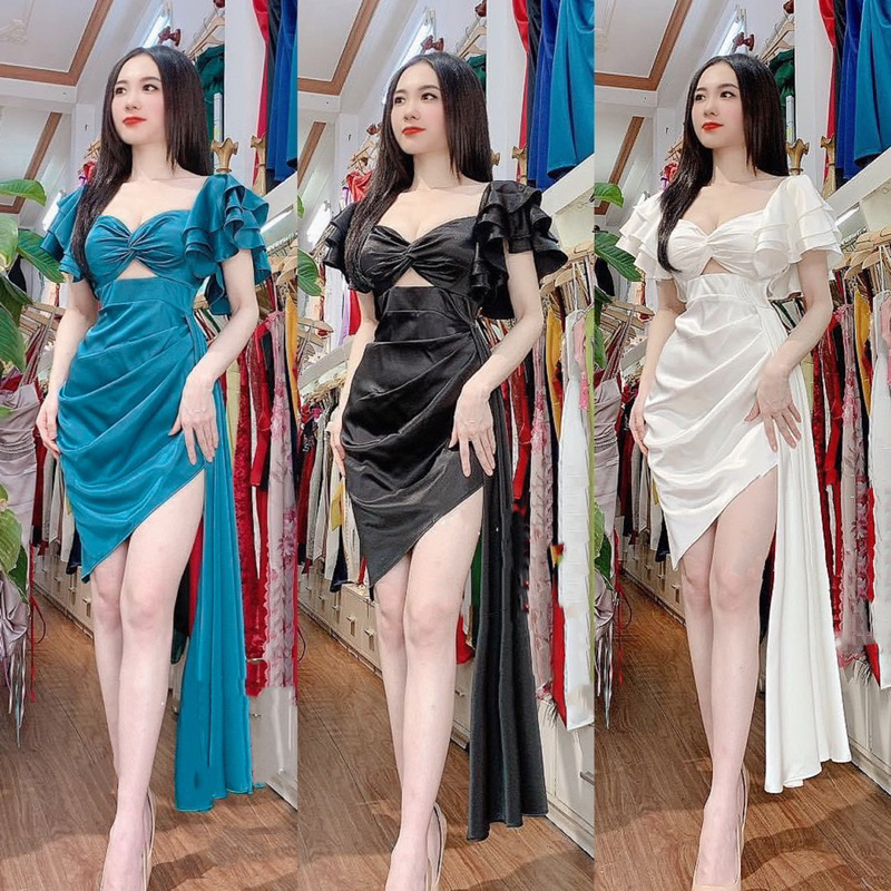 D385 ĐẦM CÁNH TIÊN DỰ TIỆC SIZE M