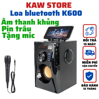 Loa hát karaoke, Loa Công Suất Lớn KAW K600 Hozito Cao Cấp Omono 2023 - Tặng kèm mic hát