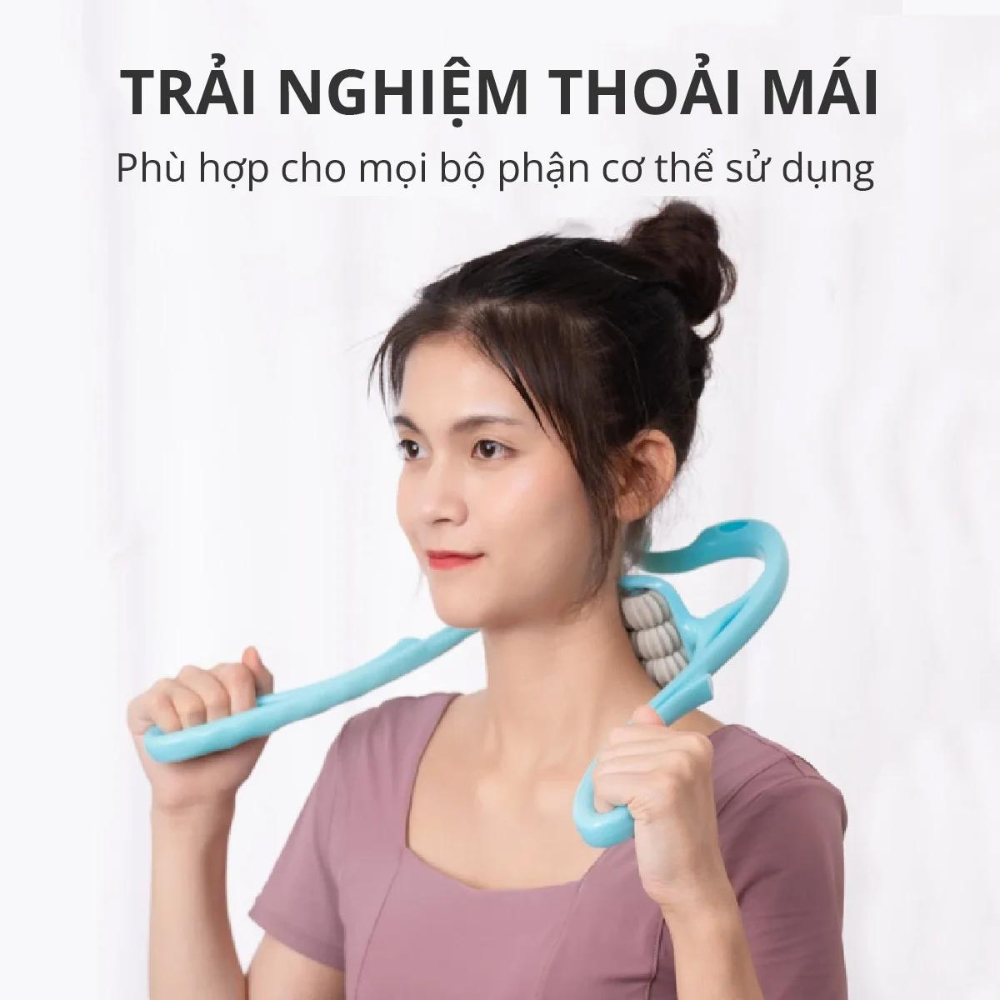 Cây massage cổ 6 con lăn MK346