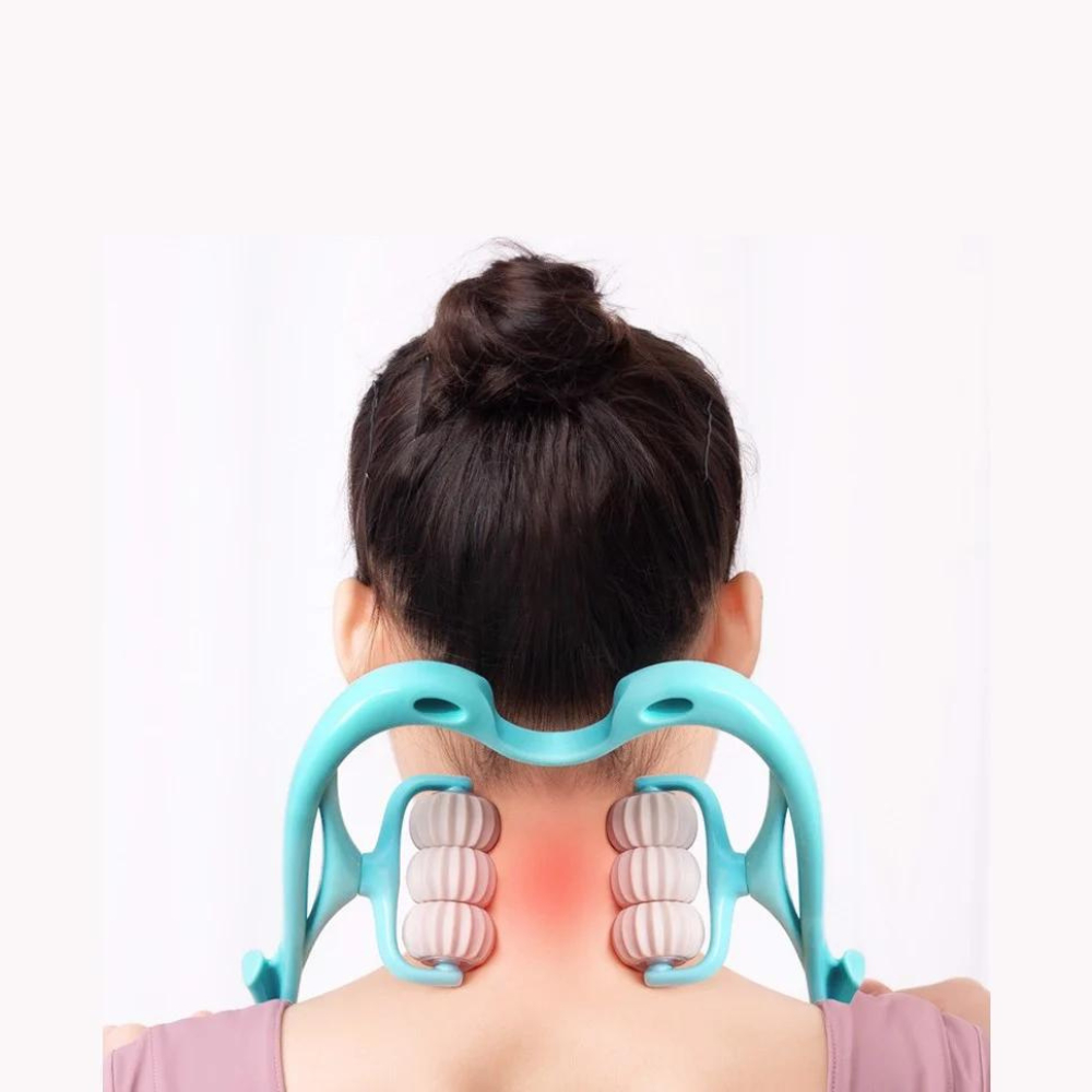 Cây massage cổ 6 con lăn MK346