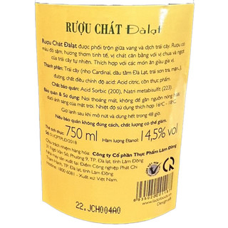 Rượu chát Đà Lạt Ladofoods 750 ml
