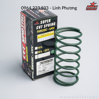 Hàng chính hãng BRTCVT0006 Lò xo trụ nồi BRT NVX125 - NVX150 CVT NMAX - NVX 20% (118mm)Lò xo trụ nồi BRT NVX125 - NVX150