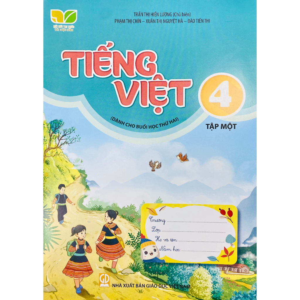 Sách - Combo 2 cuốn Tiếng Việt lớp 4 tập 1+2 dành cho buổi học thứ 2 (Kết nối tri thức với cuộc sống)
