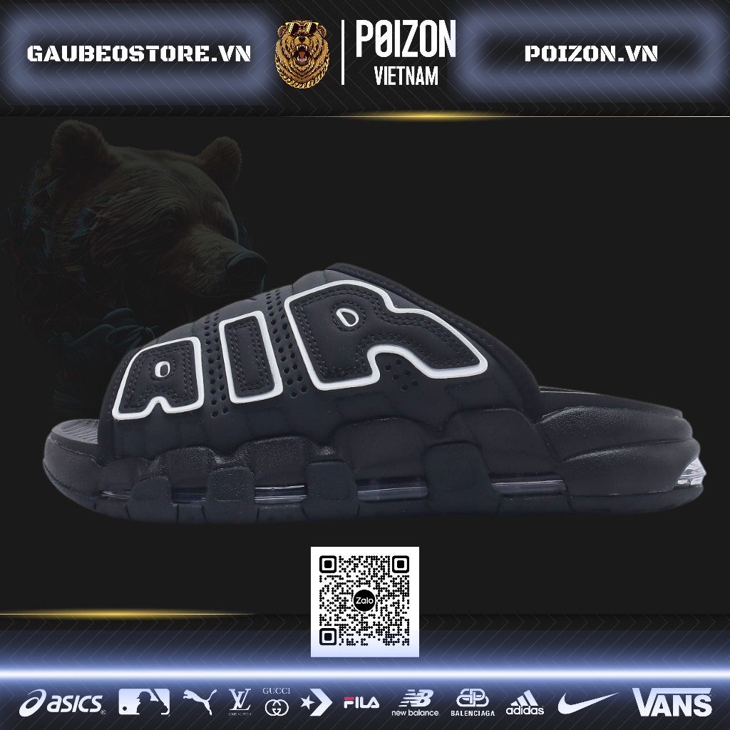 Giày Best Original Quality *like*auth like*authentic Sneaker *_NIKE AIR MORE Uptempo Slide_* DV2132