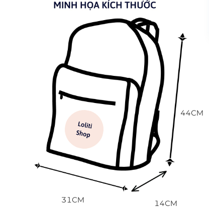 Sét balo 4 món tiện lợi LOLITI BL465