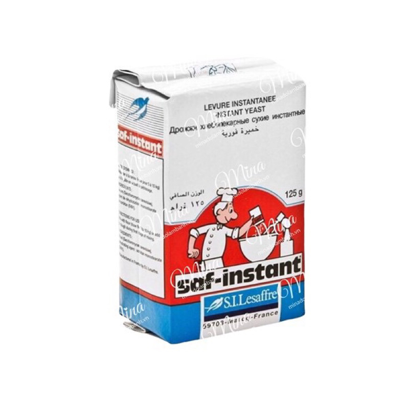Men SAF-INSTANT Pháp Nhạt 125g - Men Đỏ