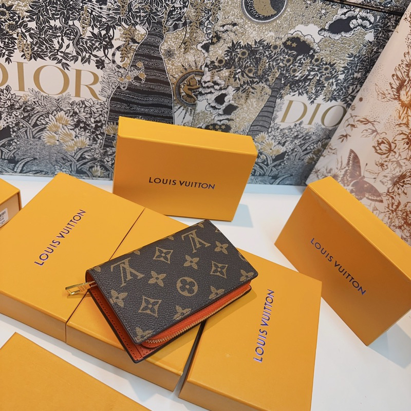 Ví lv khoá kéo 14cm