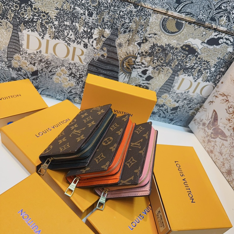 Ví lv khoá kéo 14cm