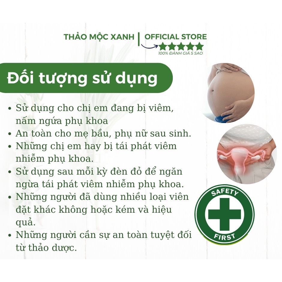 Dung dịch xịt phụ khoa hàng ngày Thảo Mộc Xanh 100% thảo dược đông y. Chứng nhận tan toàn bộ y tế.