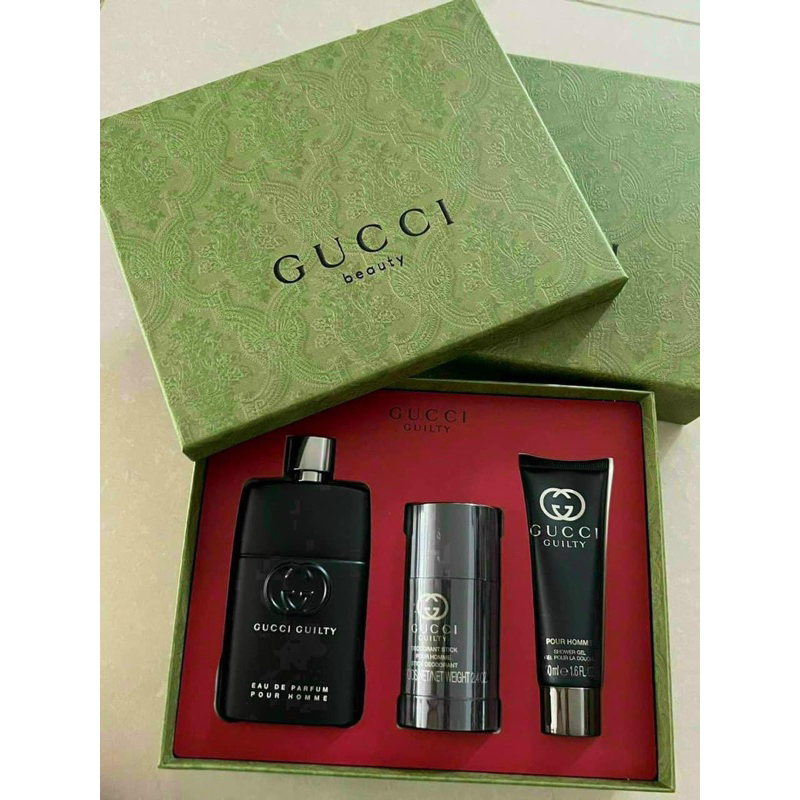 Set nước hoa nam Set Gucci Guilty Pour Homme EDP 3 món