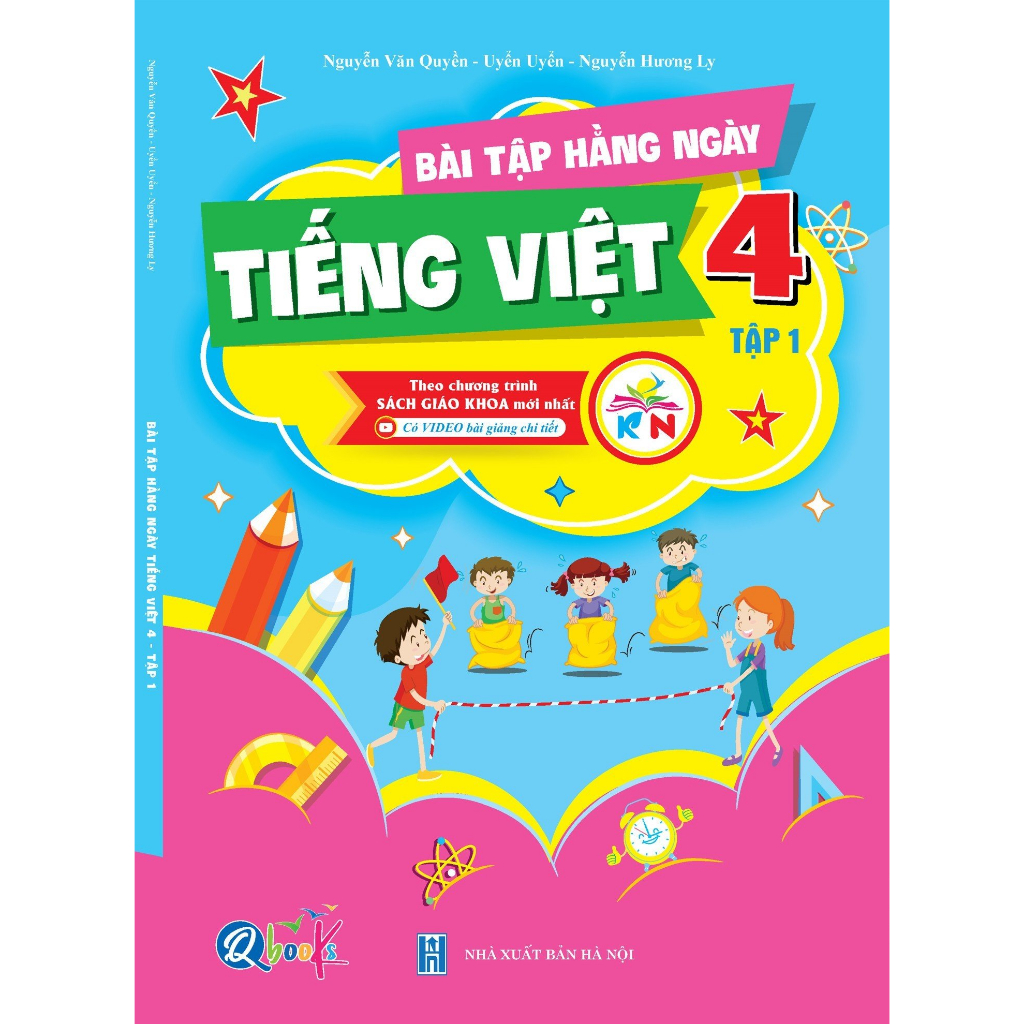Sách - Combo Bài Tập Hằng Ngày Toán và Tiếng Việt 4 - Tập 1 - Kết Nối Tri Thức Với Cuộc Sống (2 cuốn)