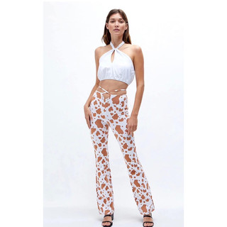 Quần cạp cao ống loe Pacsun