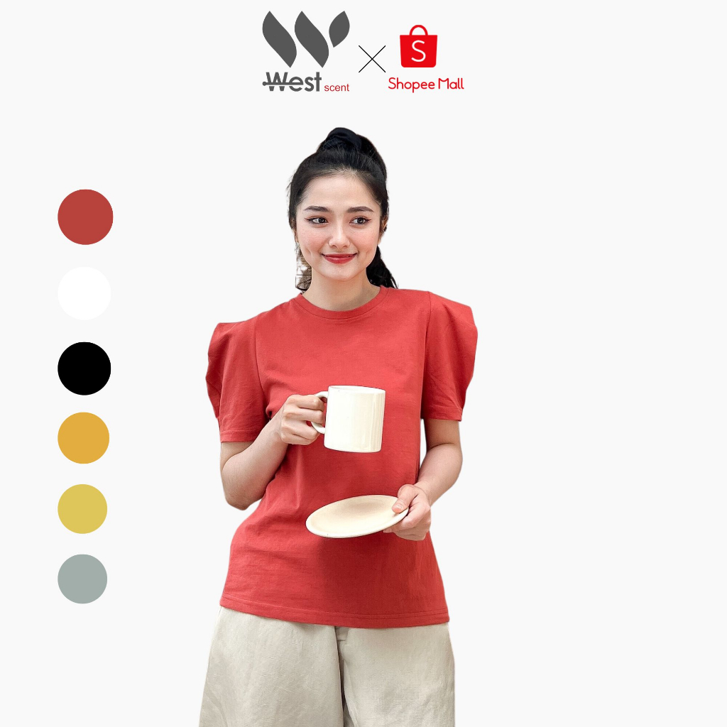 Áo Phông Tay Bồng Chất 100% Cotton Xịn Thoáng Mát Thân Thiện Môi Trường