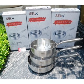 Chảo chống dính inox, chảo chống dính bếp từ sâu lòng, Chảo inox nguyên khối chính hãng SEKA