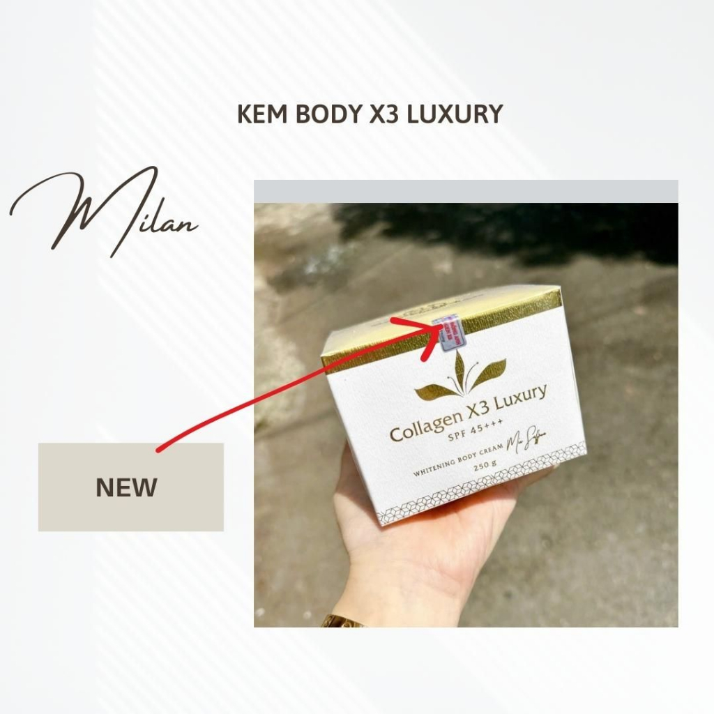 [Hàng xịn] Kem Body Collagen X3 Luxury
