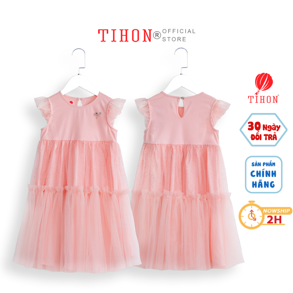 Váy công chúa cho bé gái TIHON cao cấp phong cách Hàn Quốc siêu xinh VCC0750421