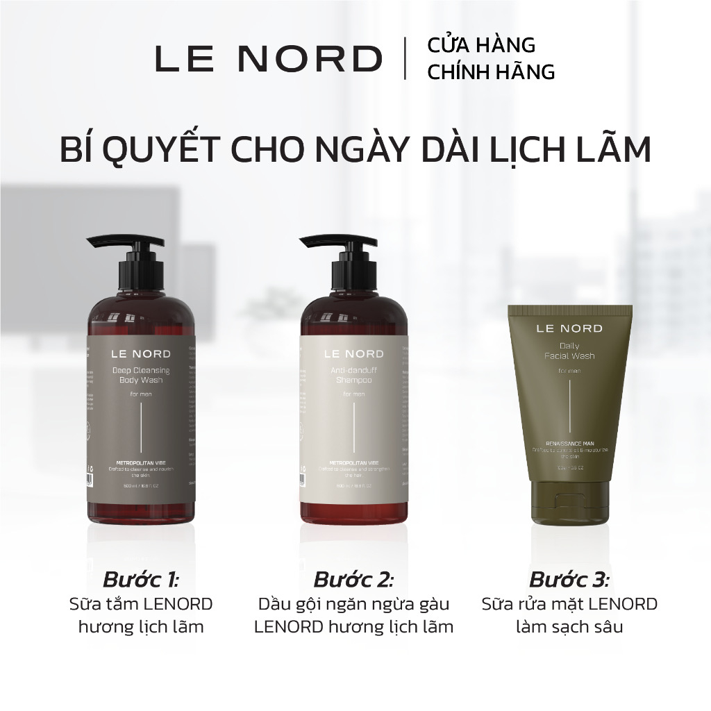 Sửa rửa mặt Le Nord làm sạch sâu - cấp ẩm