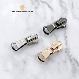 Set 5 đầu khóa kim loại dành cho dây kéo kim loại thời trang sử dụng cho balo, quần áo,.. alloy  puller DS-086 #5