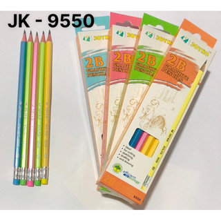 Bút chì thân nhiều màu JOYKO 9550- 1 hộp/12 chiếc