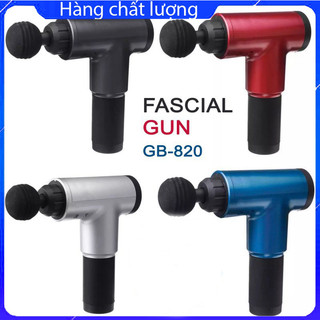Máy massage cầm tay 4 đầu 6 chế độ - máy massage trị nhức mỏi vai gáy, đau giãn cơ
