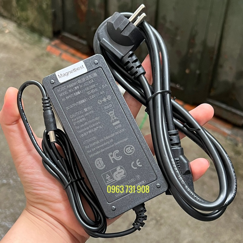 Adapter nguồn 24V 4A chính hãng