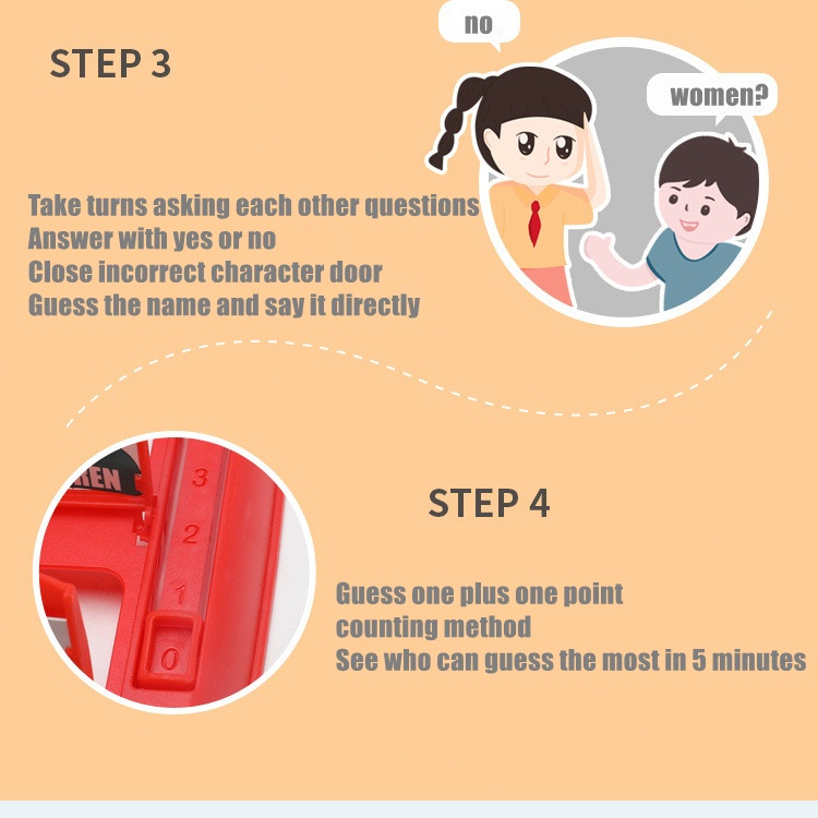 Bộ Đồ Chơi Board Game Who is it Dành Cho Trẻ Em Và Người Lớn