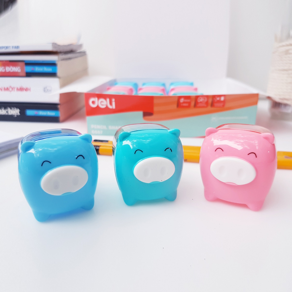 Gọt chì hình heo dễ thương Deli 0557