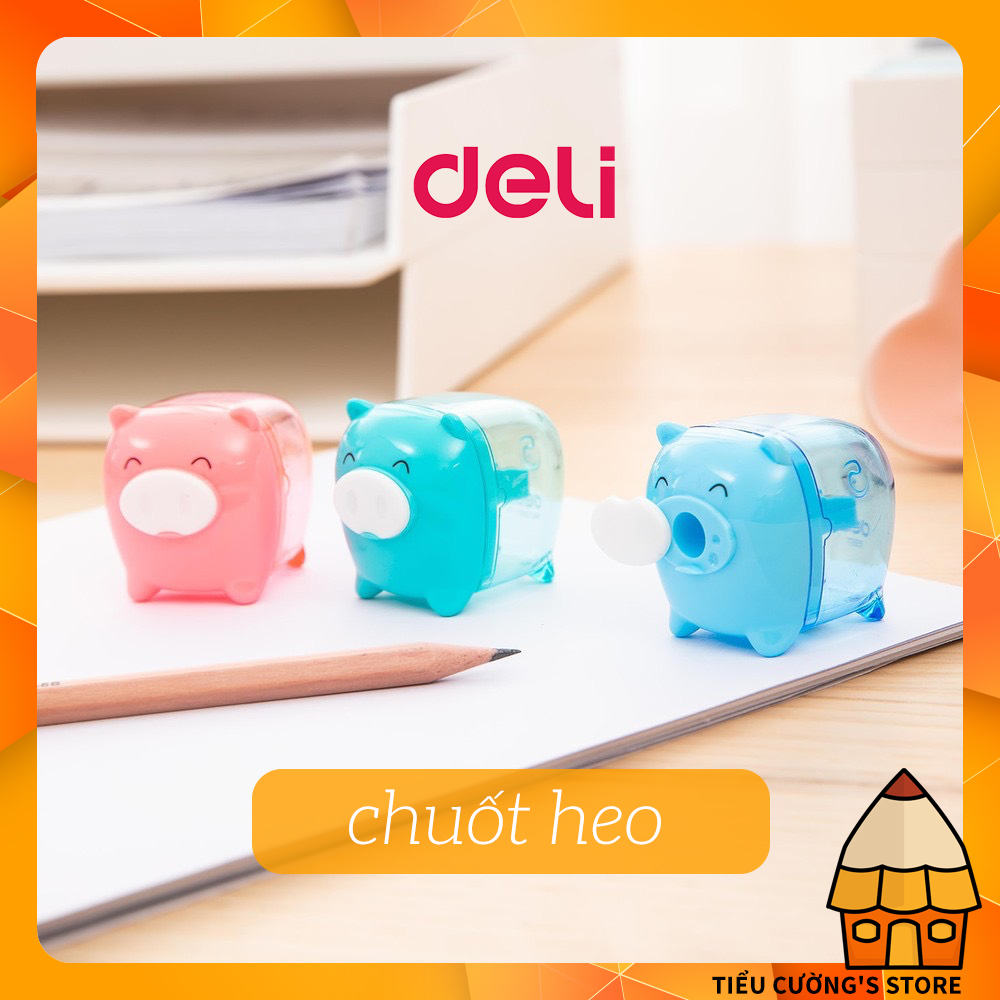Gọt chì hình heo dễ thương Deli 0557
