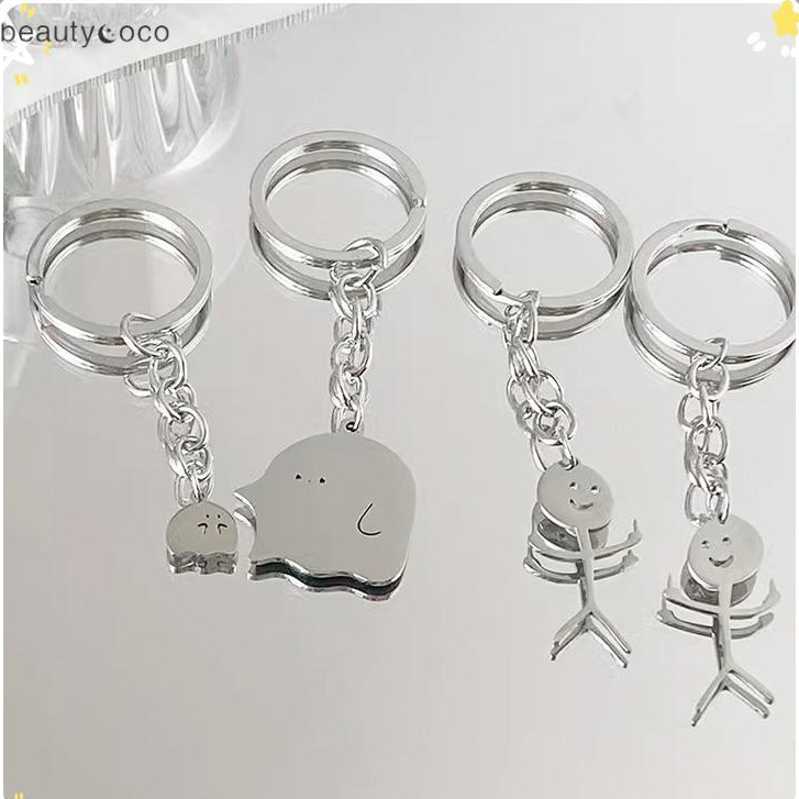 beautycoco🍊Móc Khóa Hình Ma Dango Nhỏ Nhắn Dễ Thương Vui Nhộn