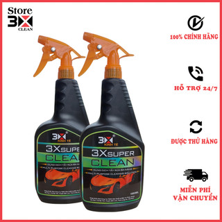 Dung dịch rửa xe tẩy dầu mỡ 3x super clean 1000ml