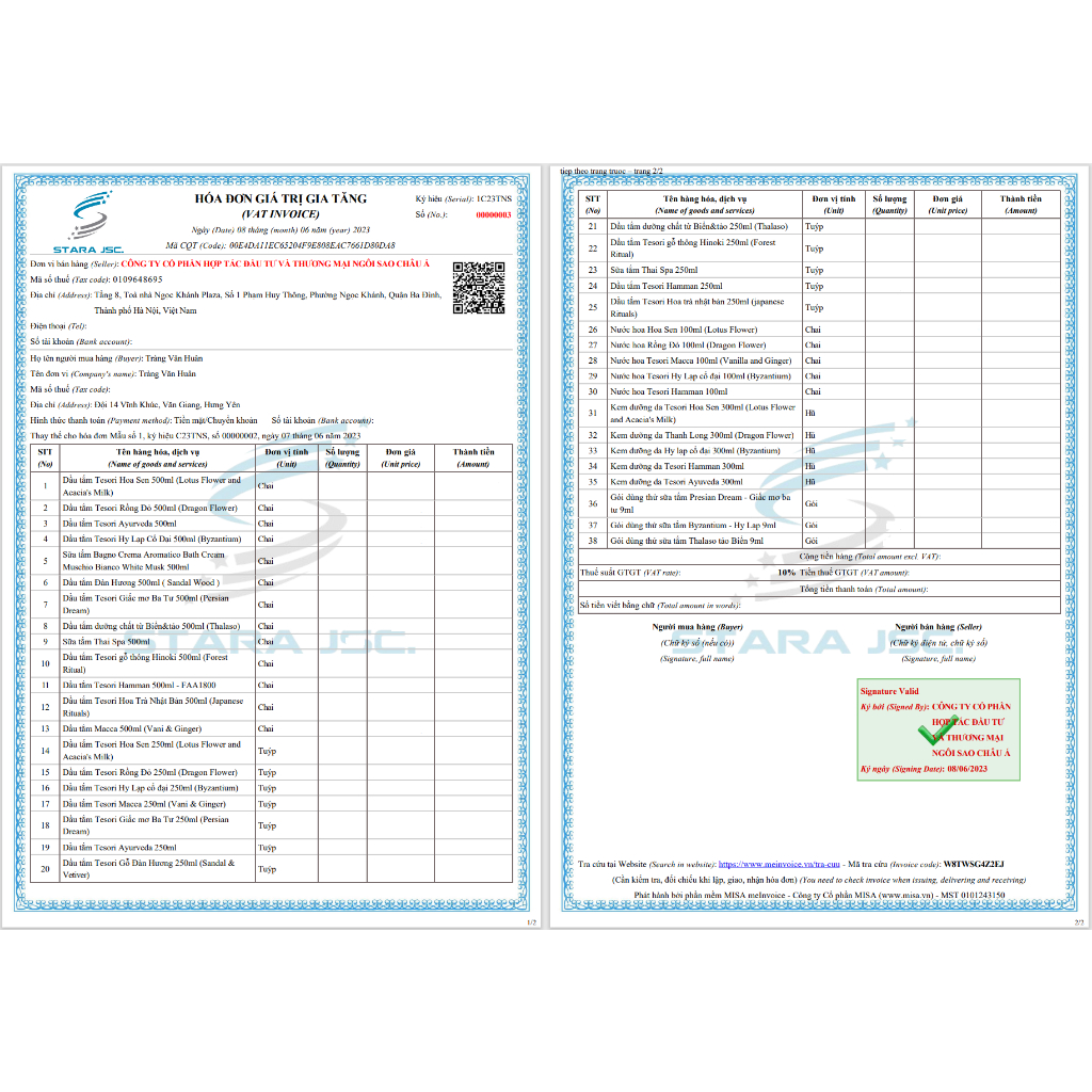 Sữa Tắm Ý Hương Nước Hoa Tesori D’Oriente, Sữa Tắm Cao Cấp Italia Đủ Mùi / Chai 250ml