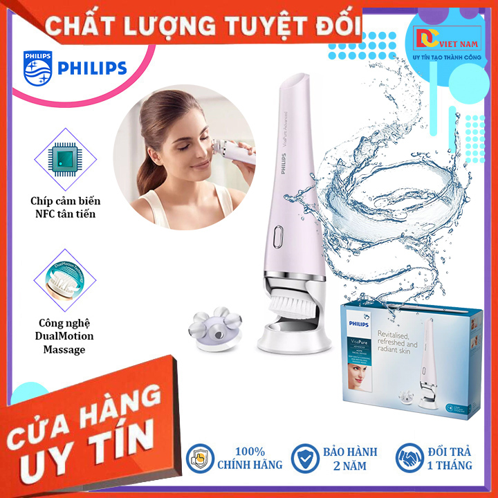 Máy Rửa Và Massage Mặt Philips Visapure Advanced Sc5340