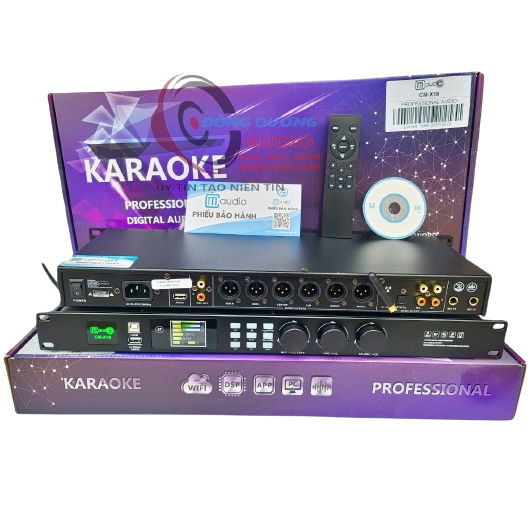 VANG SỐ KARAOKE - VANG SỐ CHUYÊN NGHIỆP SÂN KHẤU SỰ KIỆN - CM X16 CHÍNH HÃNG