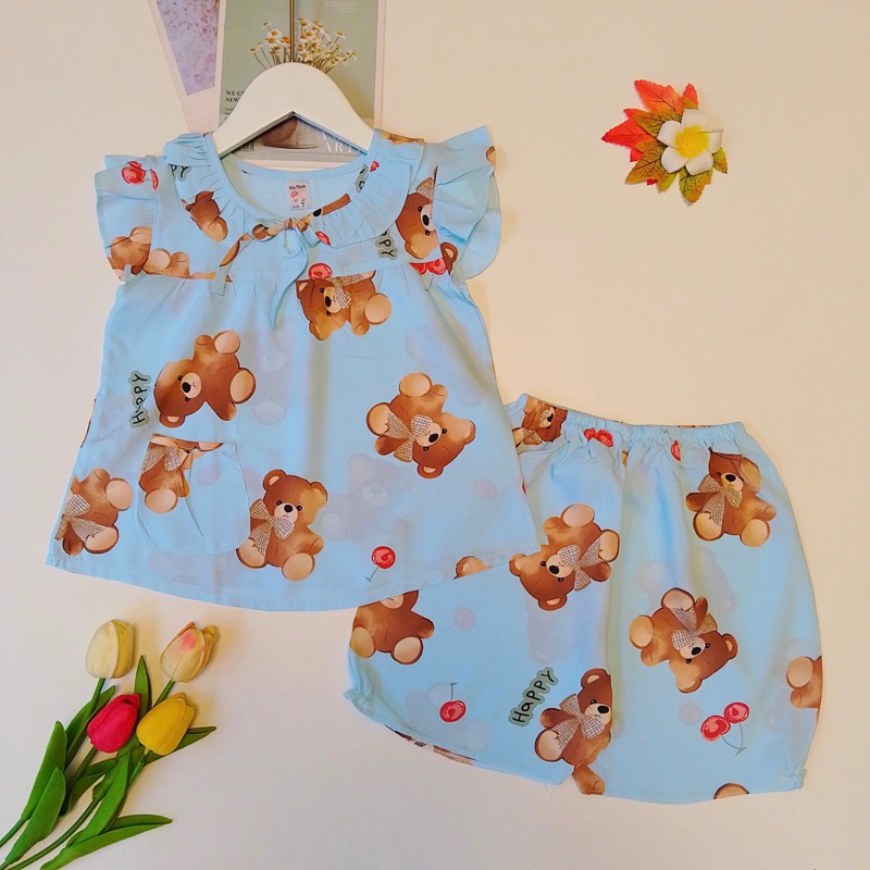 7-26kg Bộ lanh/ bộ tole BÉ GÁI QUẦN ĐÙI