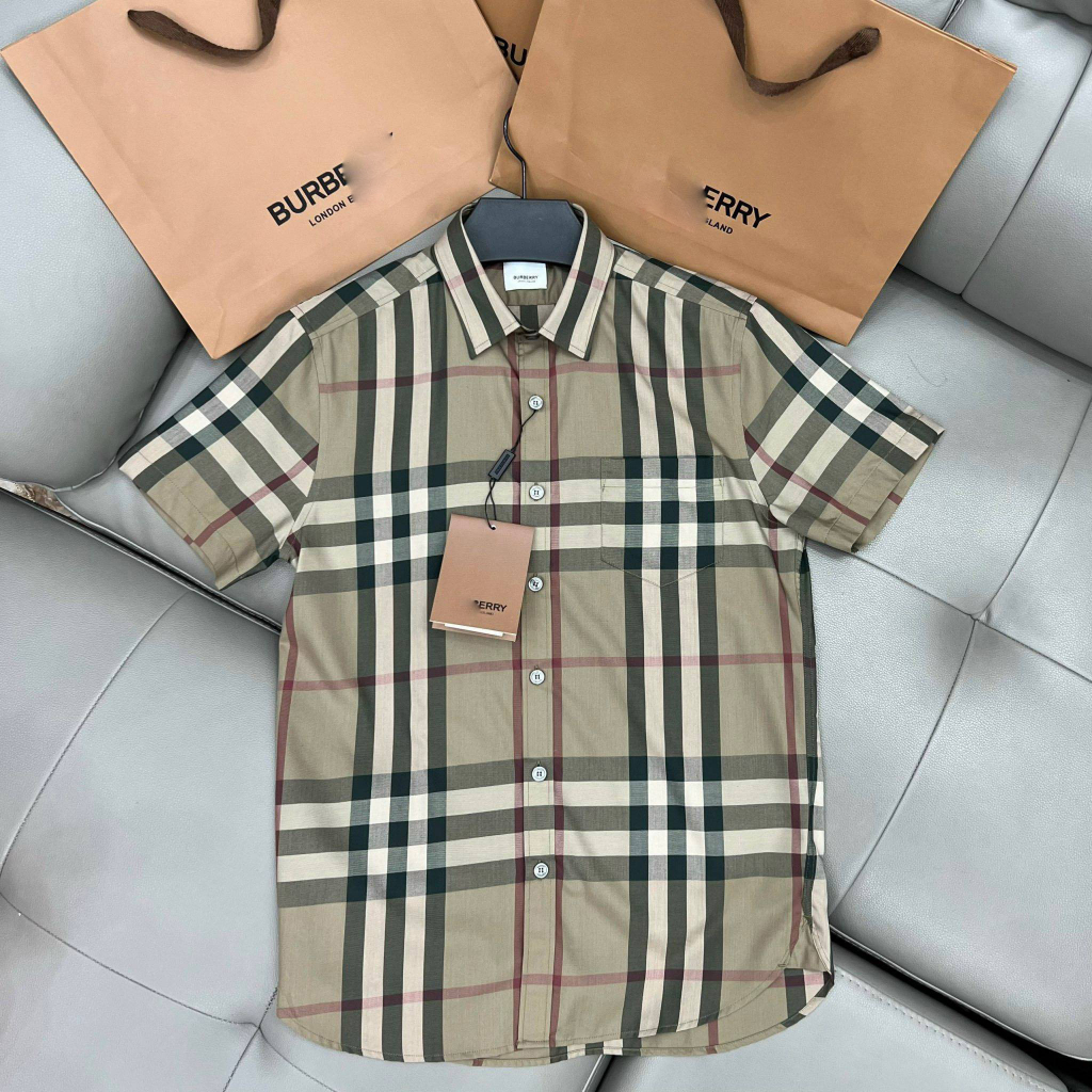Sơ mi kẻ nam Burbery bản Like Au 1:1 cao cấp nhất