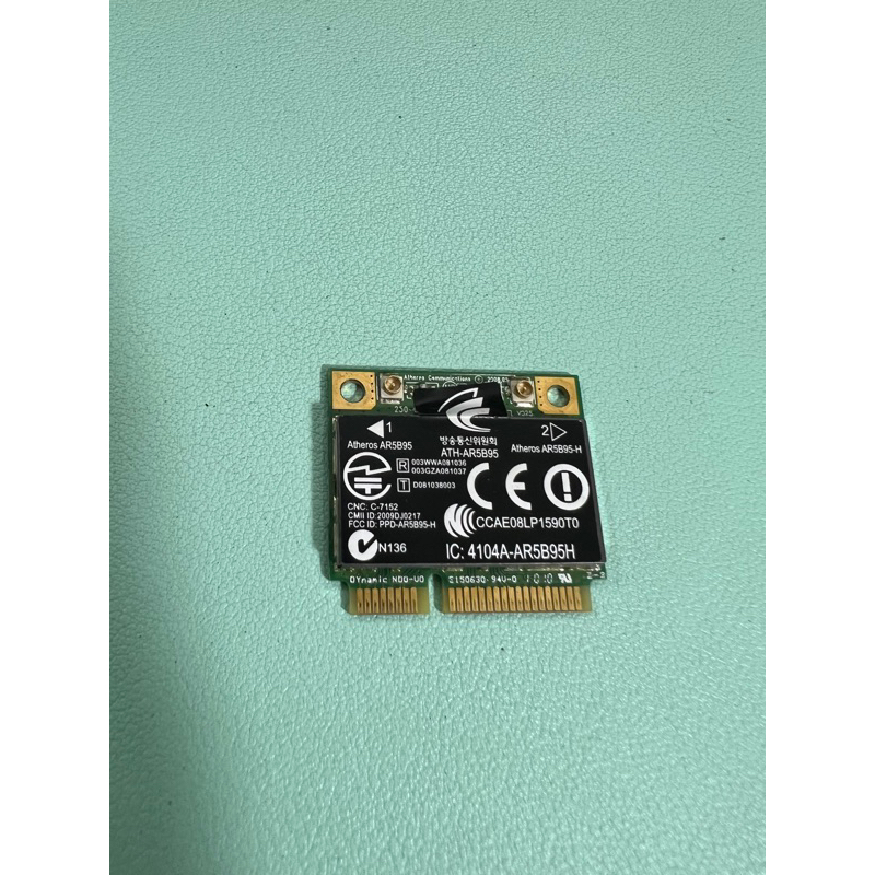 Card wifi Pavilion DV6-3000 Series và các dòng dùng card màu đen, mã Atheros ATH-AR5B95