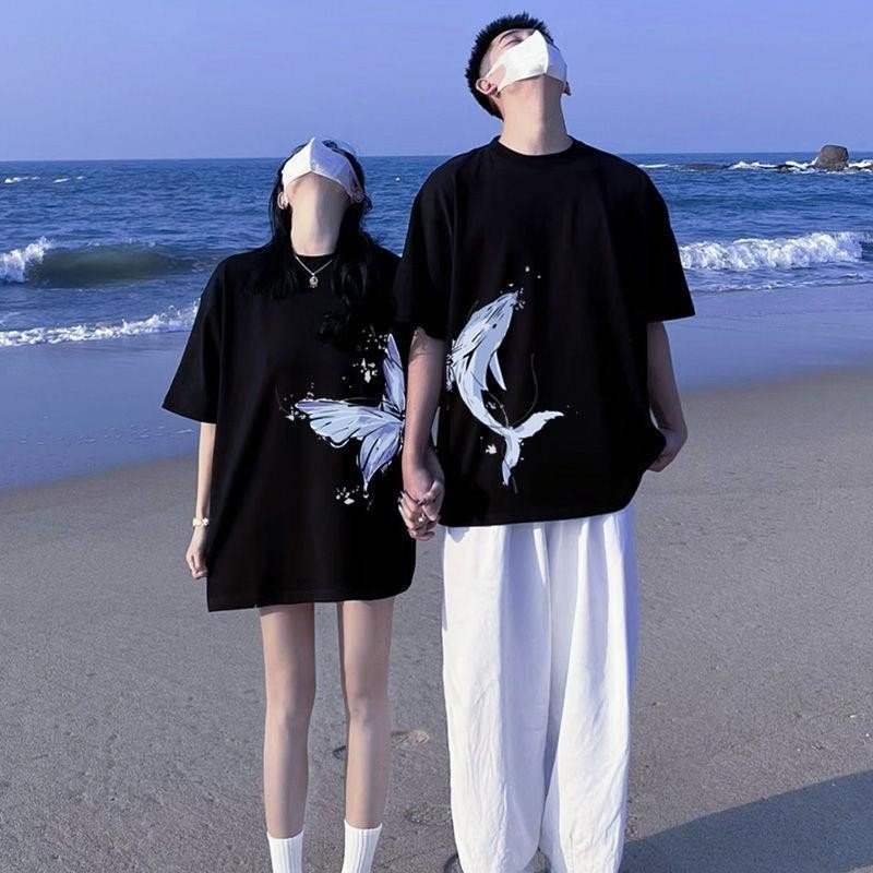 Áo phông unisex form rộng tay lỡ nam nữ LOCAL BRAND. Áo thun cổ tròn cotton THE ONE