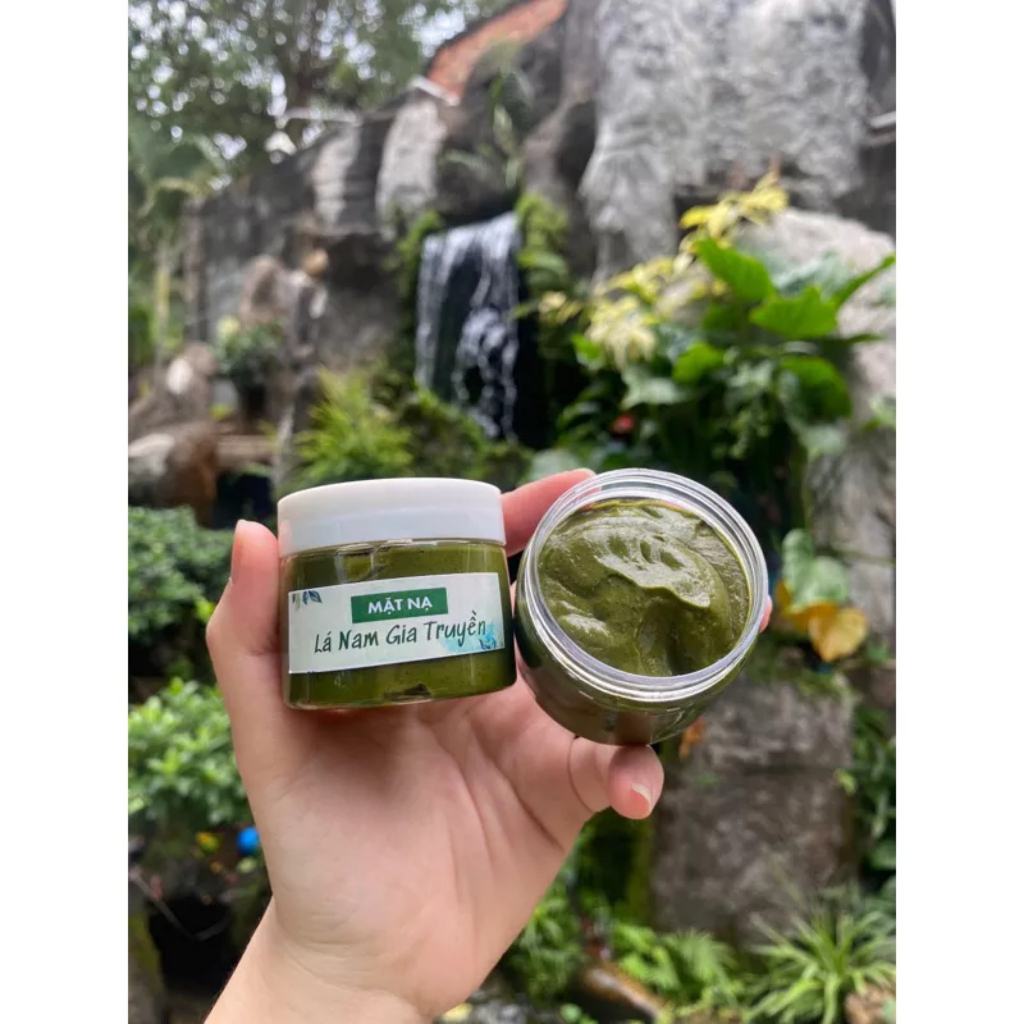 MẶT NẠ LÁ NAM GIA TRUYỀN MỤN NÁM TRẮNG DA DƯỠNG ẨM