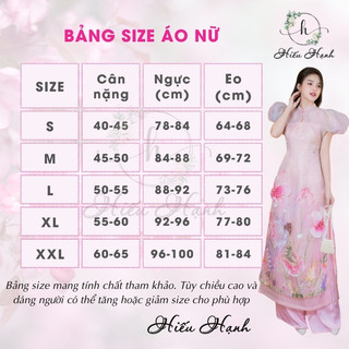 [Giao hỏa tốc] Áo dài nữ - Áo dài Hiếu Hạnh