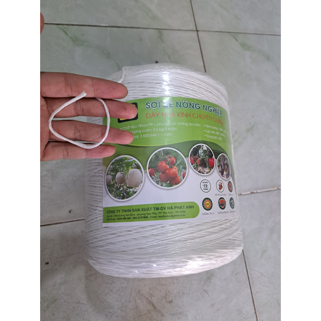 cuộn 3.5kg - dây treo dưa lưới, sợ se nông nghiệp chuyên dụng 3,500m dây/ 1 cuộn