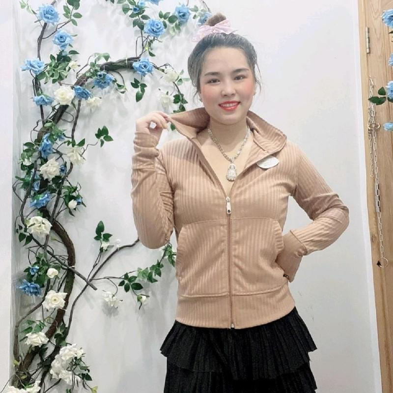 Áo Khoác Gân Đũa Không Nón