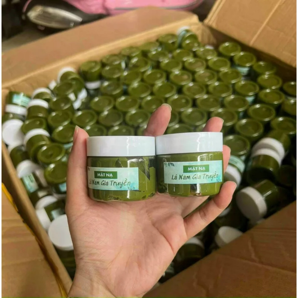 MẶT NẠ LÁ NAM GIA TRUYỀN MỤN NÁM TRẮNG DA DƯỠNG ẨM