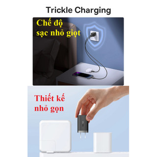 Củ sạc nhanh 40W 2 cổng C+C Baseus GaN5 Pro CCGAN40CS-M
