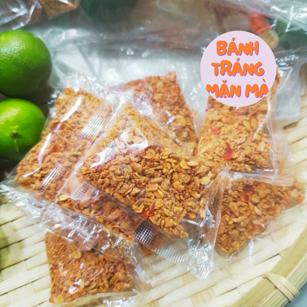 Bánh Tráng Dẻo Phơi Sương Xé Rìa Sa Tế Ớt Tỏi Phi Muối Tây Ninh