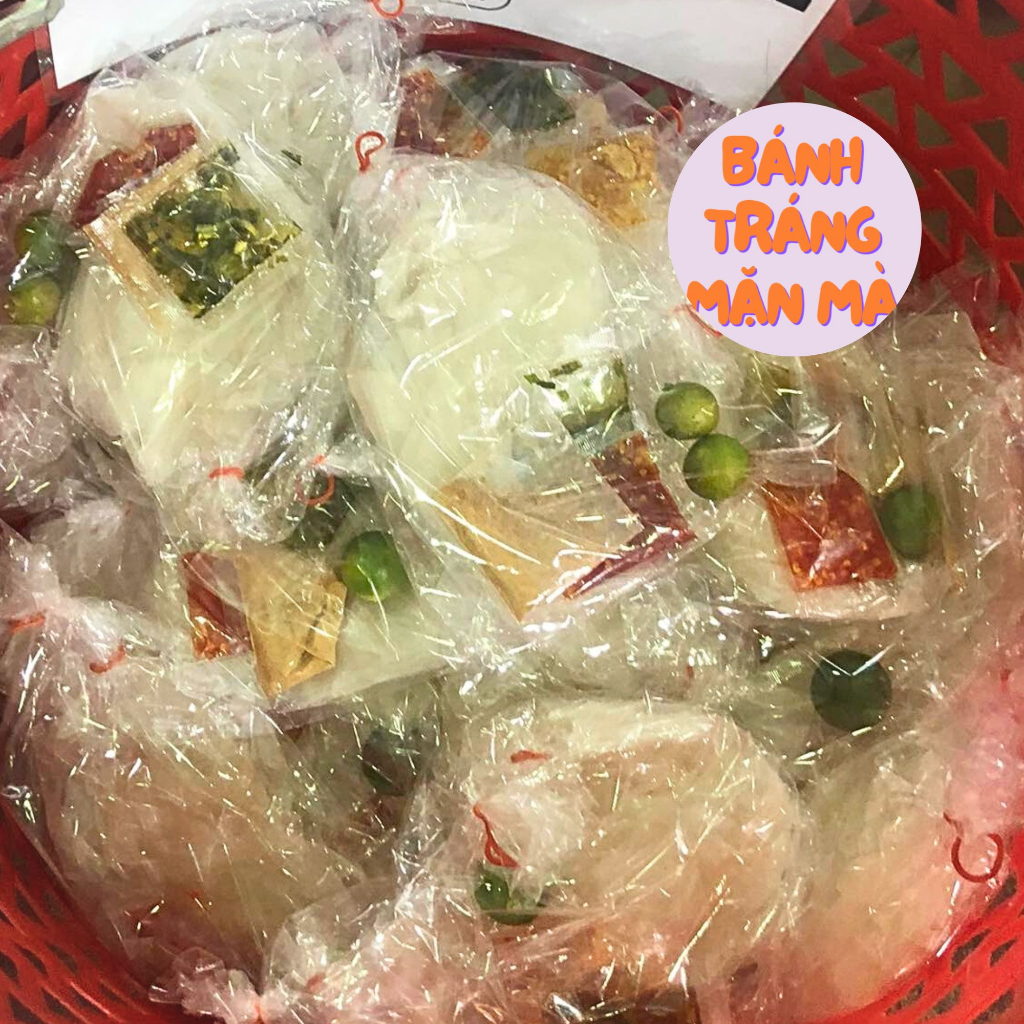 Bánh Tráng Dẻo Phơi Sương Xé Rìa Sa Tế Ớt Tỏi Phi Muối Tây Ninh