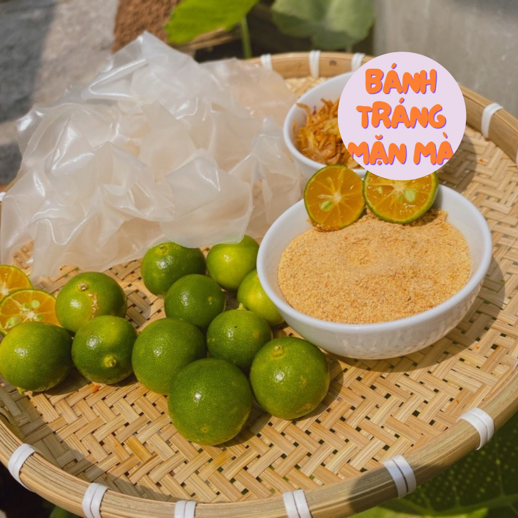 Bánh Tráng Dẻo Phơi Sương Xé Rìa Sa Tế Ớt Tỏi Phi Muối Tây Ninh