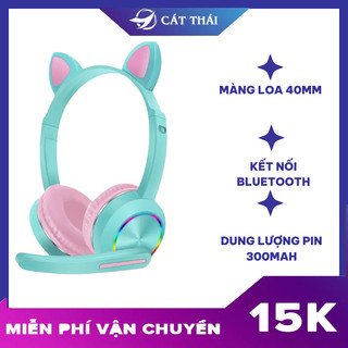 Tai nghe bluetooth gaming Cát Thái AKZ-K23 âm thanh HIFI âm bass mạnh mẽ, bluetooth 5.0 kết nối ổn định nhanh chóng